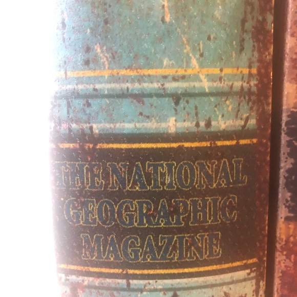 Book safes; large felt lined; Gulliver’s travels & National Geographic EUC 13” - Picture 6 of 9